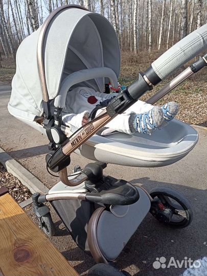 Детские коляски 2 в 1 эко кожа