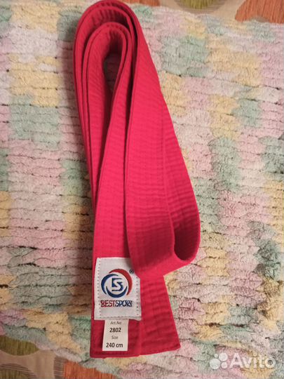 Пояс для единоборств 240 см., мягкий