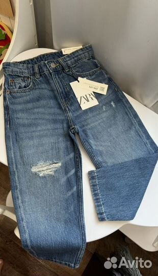 Новые джинсы и толстовка zara 122