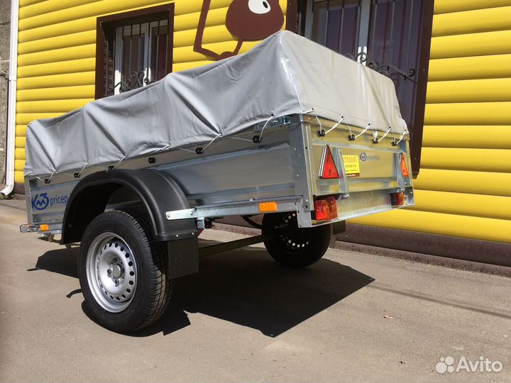 Прицеп кмз Классика-М 2,0*1,25м усиленный б/к