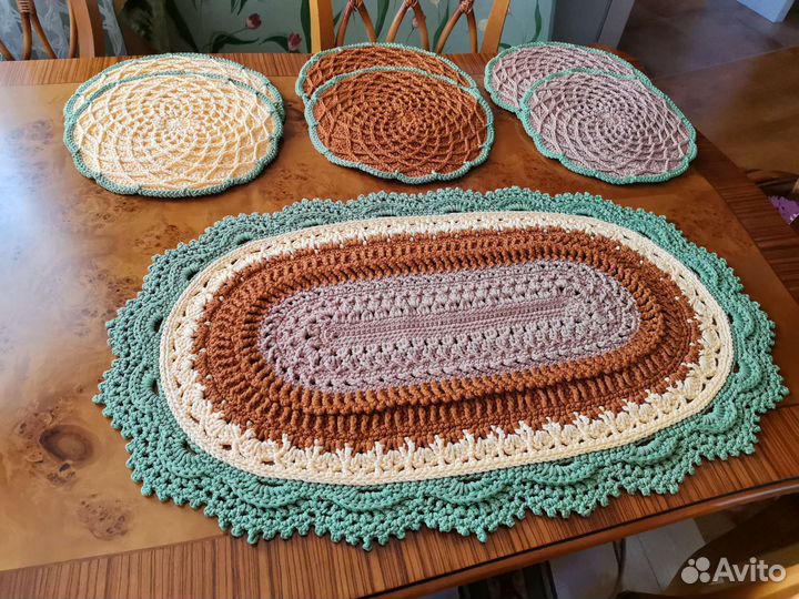 Сервировочный комплект ручной работы