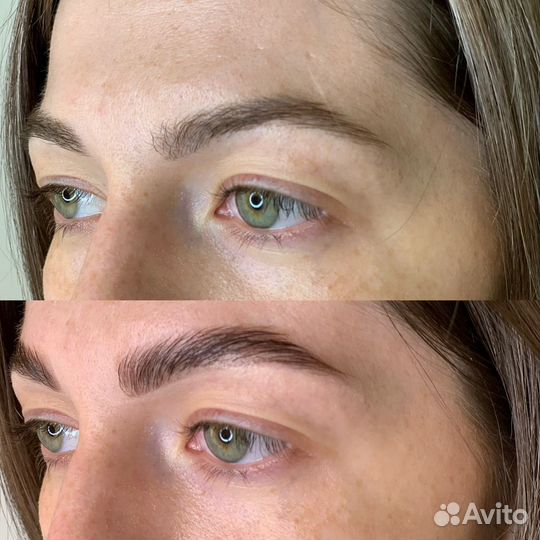 Брови, коррекция,окрашивание, ламинирование ресниц