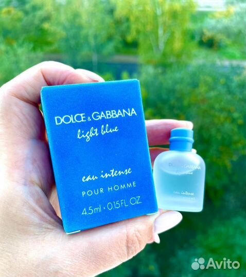 Light Blue Eau Intense D&G 4,5 мл для мужчин