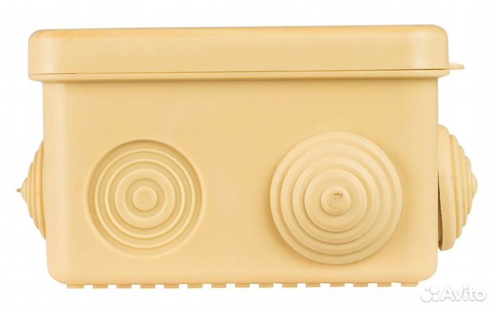 EKF PROxima Коробка распаячная кмр-030-031 с крышкой (80х80х50) 7 мембранных вводов светлое дерево I