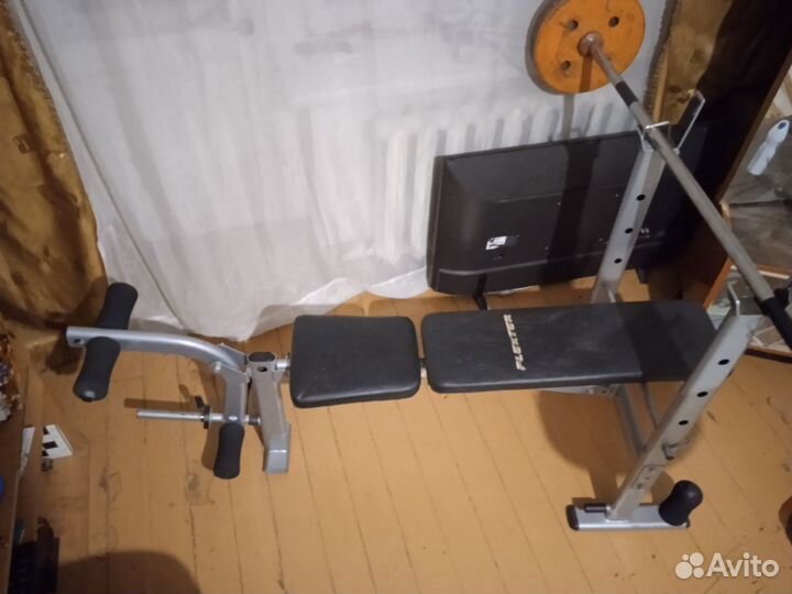 Тренажёр+штанга 45 и 55кг