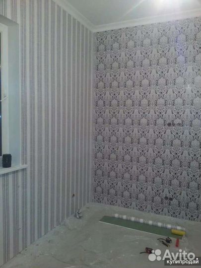 Поклейка обоев