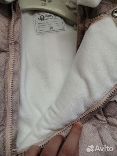 Зимний комбинезон для девочки 80 размер