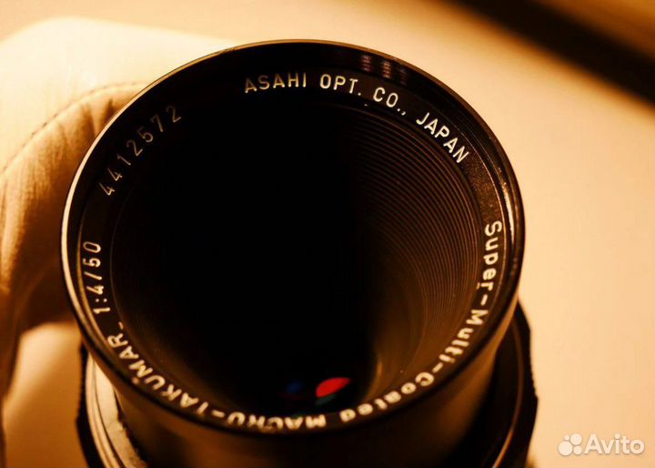 SMC macro takumar 50 mm f4 M42 макрообъектив 1965г