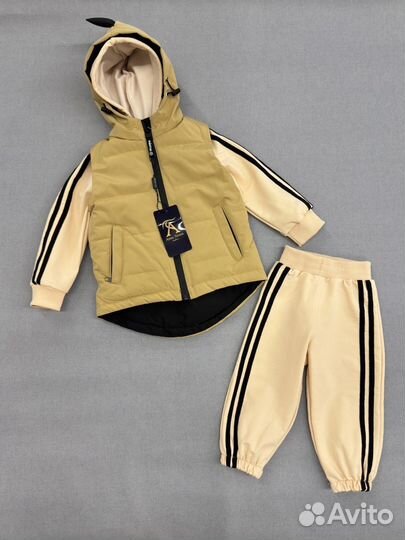 Костюм тройка для мальчика, 86-110