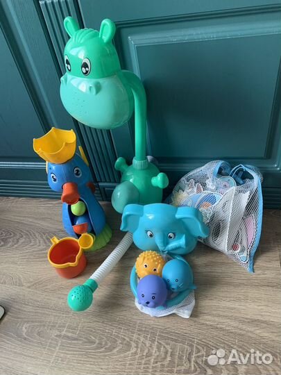 Игрушки для купания пакетом