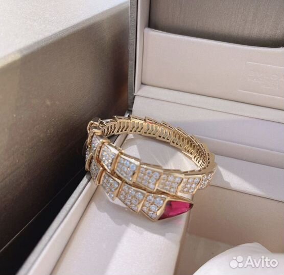 Золотой браслет Bulgari 65.5 гр 6.3 ct