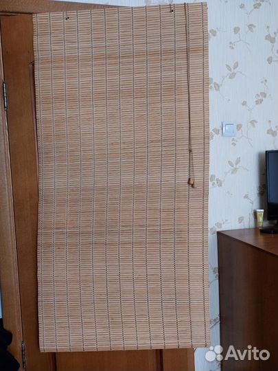 Рулонная бамбуковая штора жалюзи
