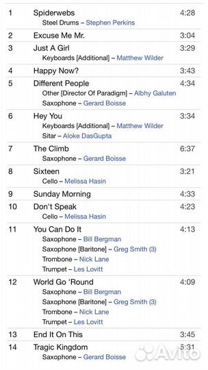 No Doubt - Tragic Kingdom CD Rus