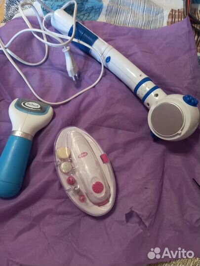 Электровибромассажер, набор для маникюра