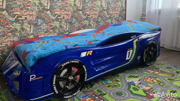 Детская кровать машинка бу