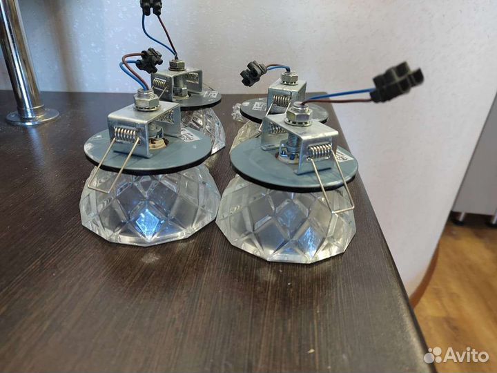 Точечные хрустальные светильники