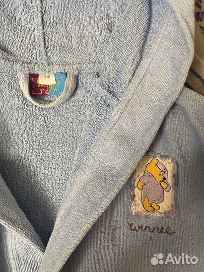 Махровый халат 6/8 лет