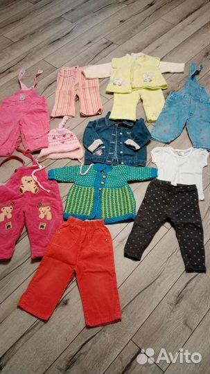 Пакет вещей для девочки 1 - 1,5 года