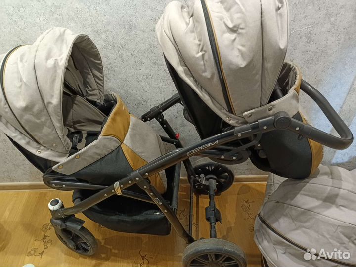 Коляска для двойни 2 в 1