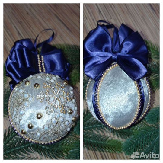 Новогодние игрушки ручной работы