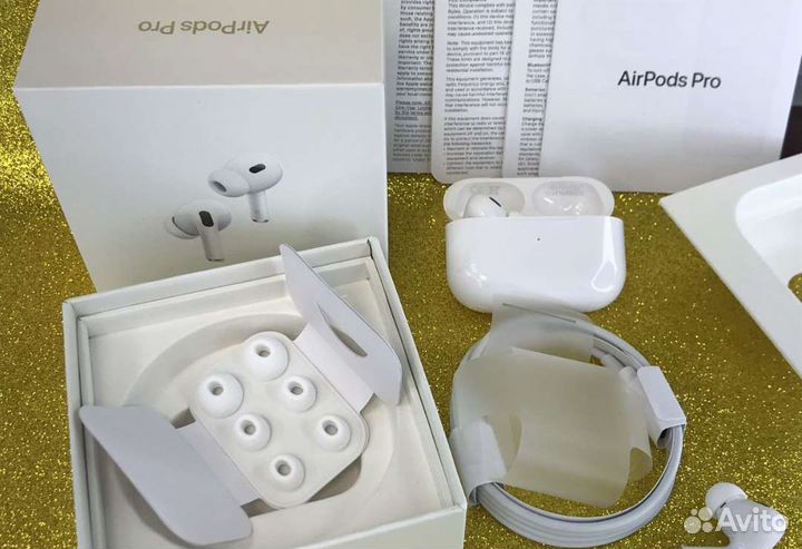 Беспроводные наушники AirPods Pro 2 с гарантией