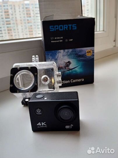Экшн камера 4K Ultra HD/ Action camera sports