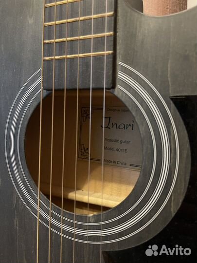Акустическая гитара Jnari, электрогитара