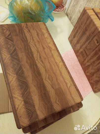 Торцевая разделочная доска из дуба