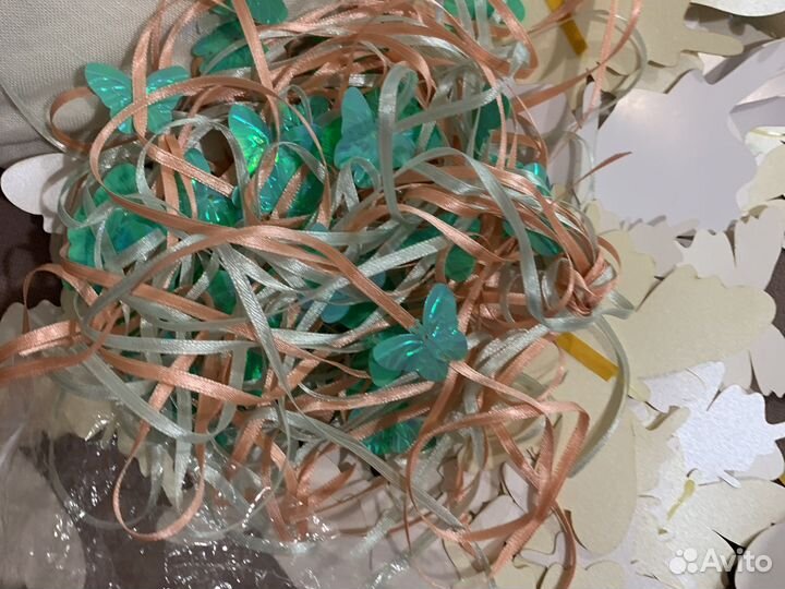 Бабочки из бумаги