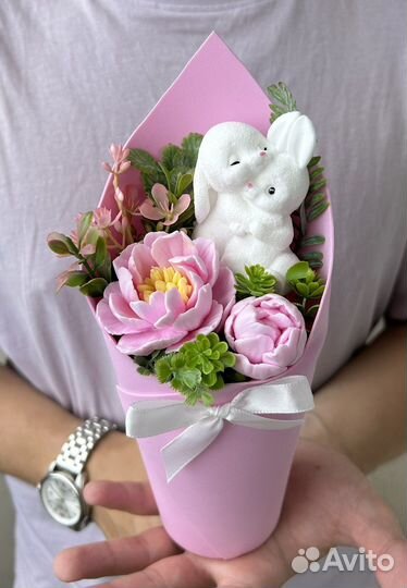 Букет из мыла