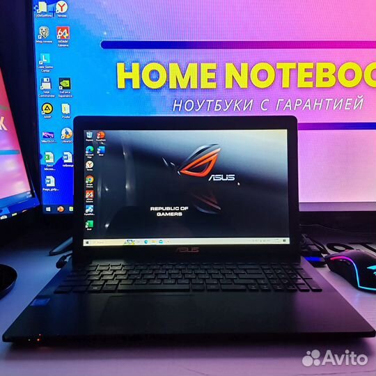 Ноутбук asus 15.6 SSD/4ядра/intel/8GB