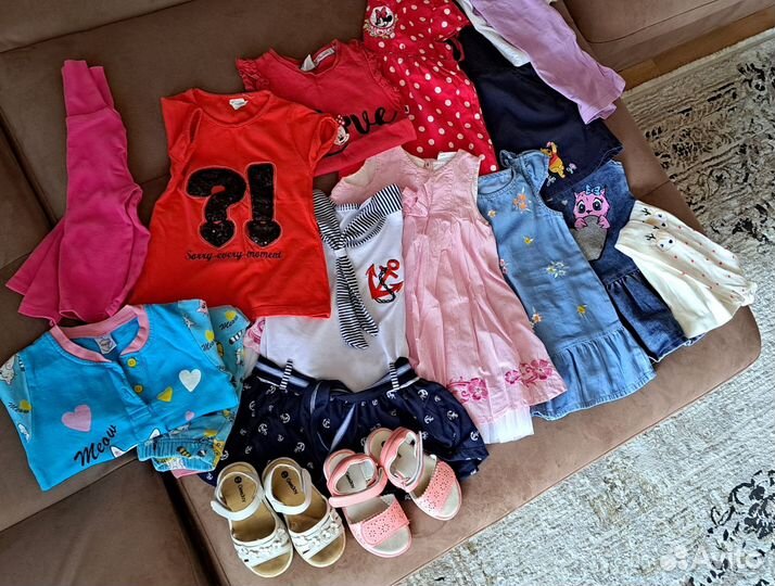 Вещи пакетом на девочку 2 года
