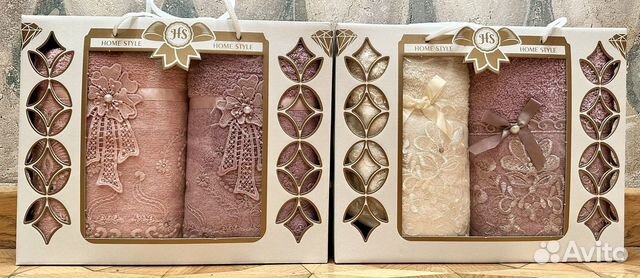 Набор махровых полотенец люкс 3 набора