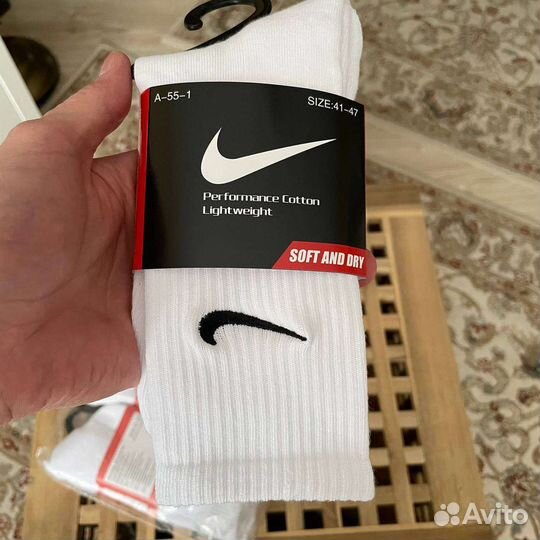 Носки Nike белые оригинал