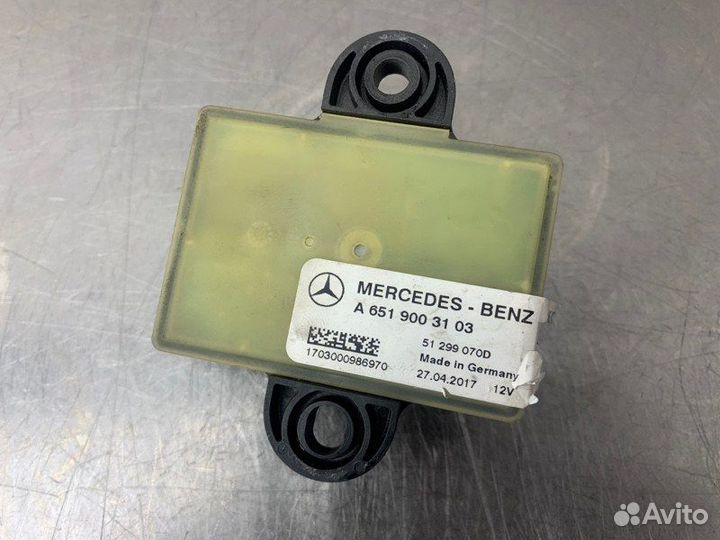 Реле свечей накала Mercedes C-Class W205 OM651 2.2