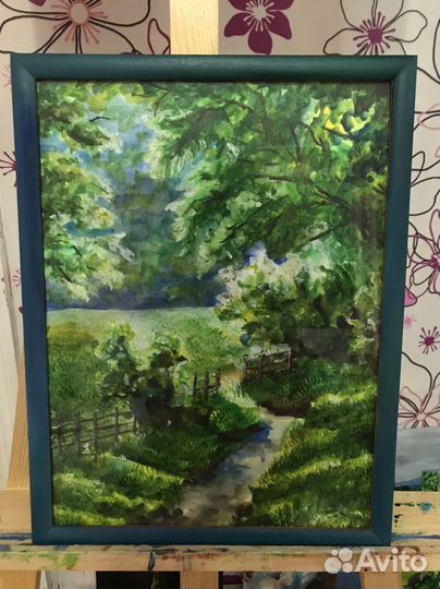 Картина акварелью 