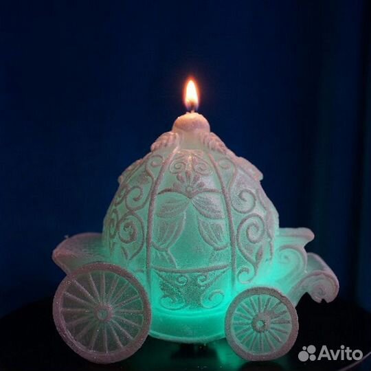 Свадебная мерцающая свеча 