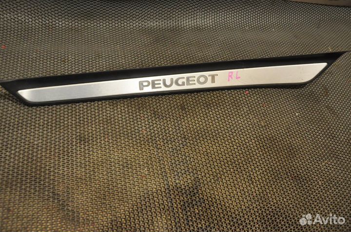 Накладка на порог задняя левая Peugeot 607 9D