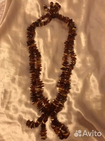 Колье Бусы Из природного янтаря