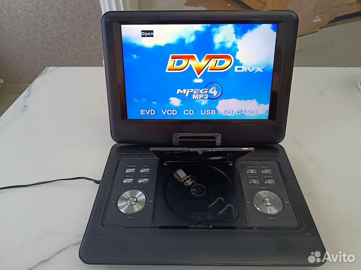 Портативный dvd плеер с тв