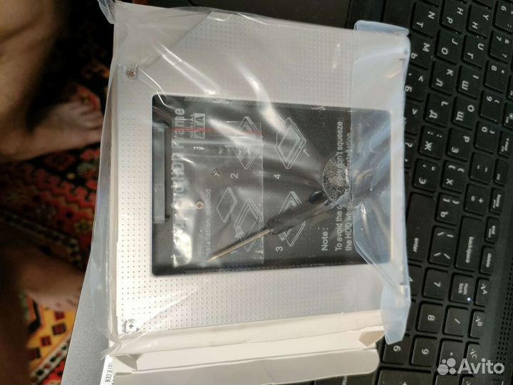 Адаптер салазки для SSD HDD вместо DVD привода