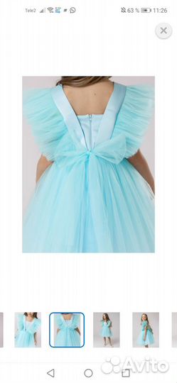 Платье для девочки рост 134