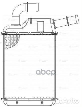 LRH1823 luzar Радиатор отоп. для а/м VW Transpo