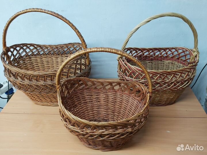 Корзина плетеная