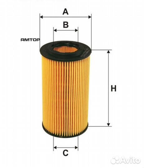 Filtron OE640/5 Фильтр масляный картридж