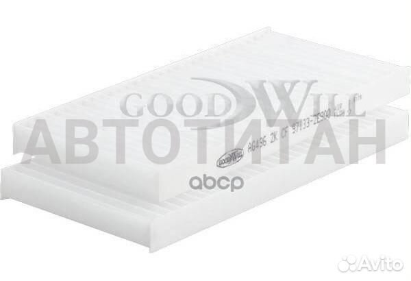 Фильтр салона hyundai, KIA GoodWill AG4962KCF