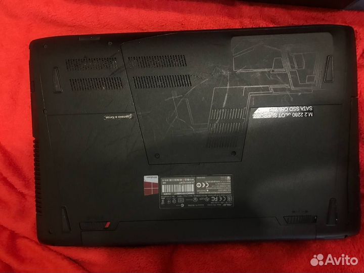 Игровой ноутбук asus rog gl552v