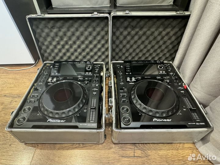 Pioneer cdj 2000 - комплект 2 шт. + кейсы