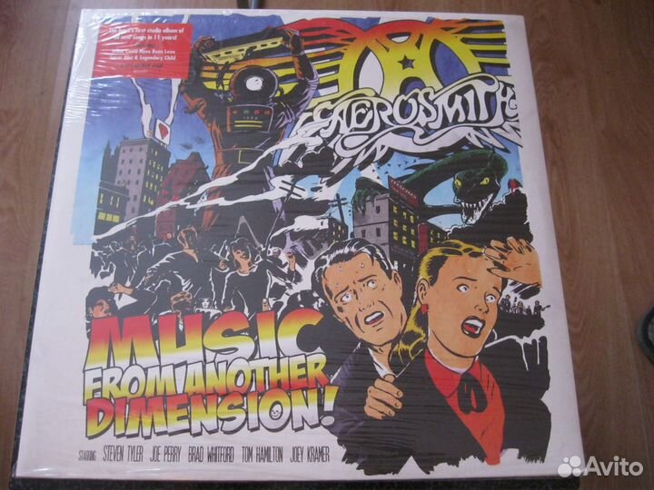 2 LP+CD Aerosmith 2012 Red Vinyl sealed