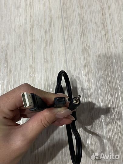 Кабель USB-AUX штекер 3.5 мм, USB Am и micro USB
